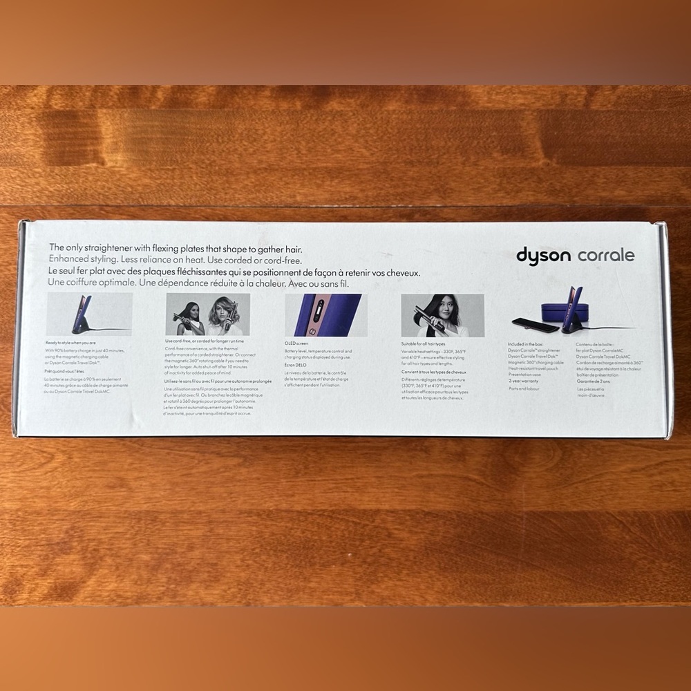 💜NEW Dyson Corrale Hair Straightener - Purple - Picture 3 of 5